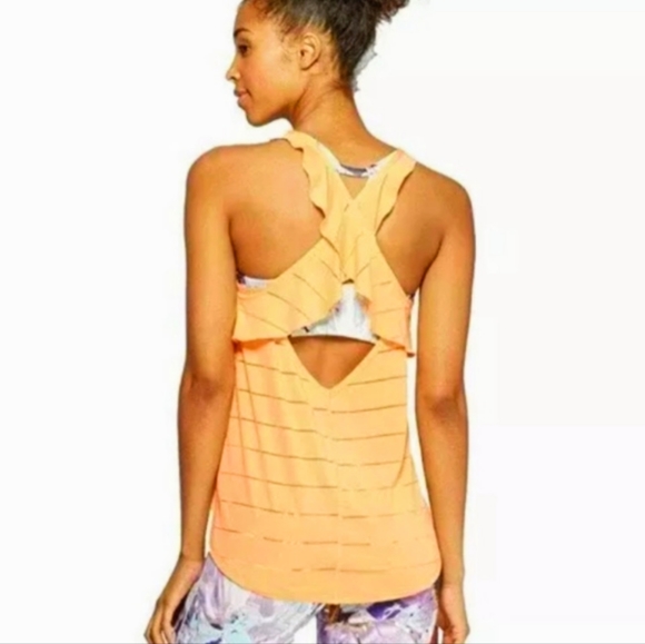 Ruffle strap sheer tank - Picture 4 of 7